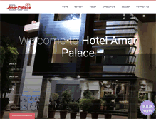 Tablet Screenshot of amarpalace.co.in